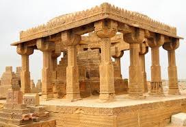 Stone pavilion tomb at Makli